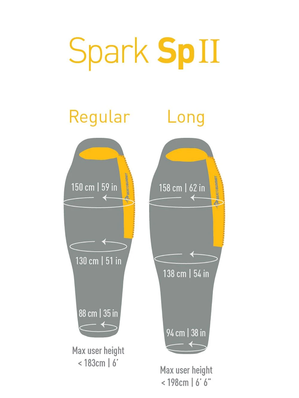 Sea To Summit Spark SPII Long Sleeping Bag 2 Sea To Summit Spark SPII Long Sleeping Bag - Billede 2