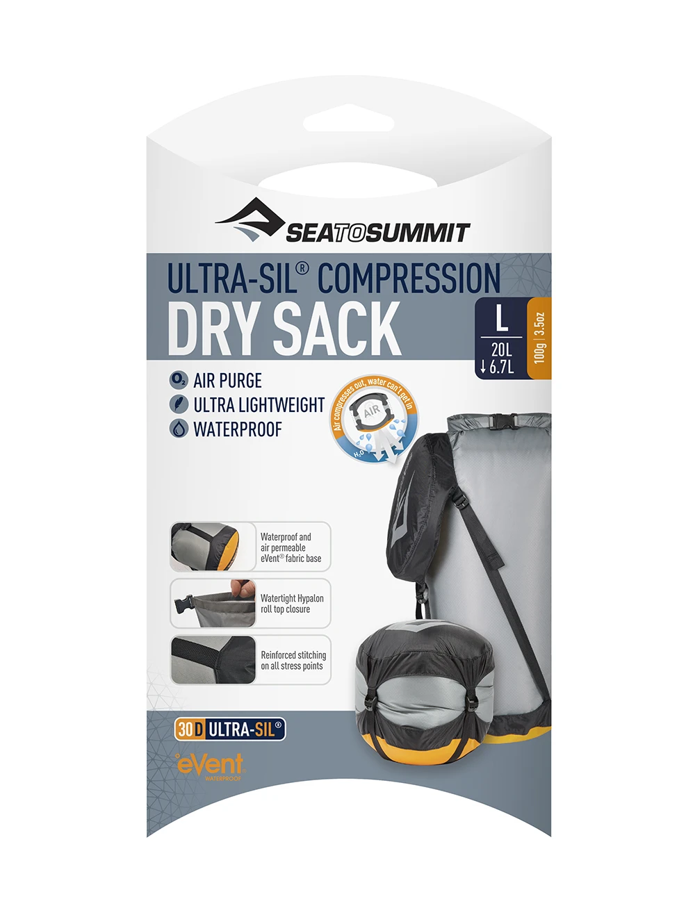 Sea To Summit - Ultra-Sil Event Compression Dry Sack 5 Sea To Summit - Ultra-Sil Event Compression Dry Sack - Billede 5