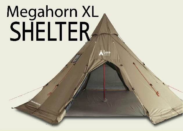 Luxe Outdoor Megahorn XL Shelter (8 Person Tent) 3 Luxe Outdoor Megahorn XL Shelter (8 Person Tent) - Billede 3
