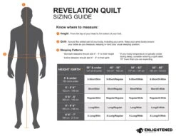 Enlightened Equipment Revelation Quilt 30°F (-1°C) Regular/Wide -Backpackinglight Udendørsbutik EE quilts size 2