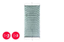 Lesovik OTUL Aur Down Underquilt 420g -8c -Backpackinglight Udendørsbutik OTUL Aur 420 Arctic Water packshot HR 04 DW