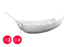 Lesovik OTUL Aur Down Underquilt 420g -8c -Backpackinglight Udendørsbutik OTUL Aur 420 Snowy White packshot 1920x1280 03 no shd DW