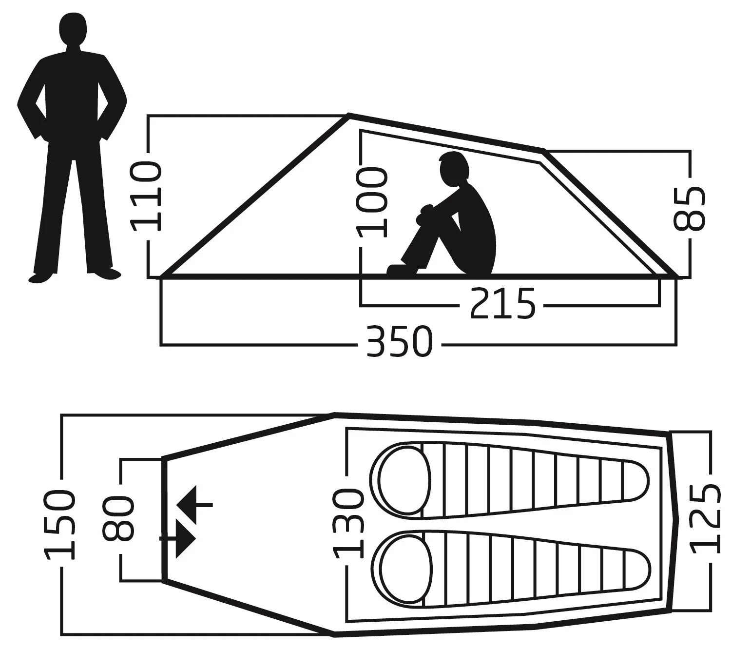 Nordisk Halland 2 LW 5 Nordisk Halland 2 LW - Billede 5